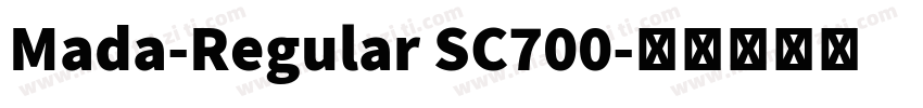 Mada-Regular SC700字体转换